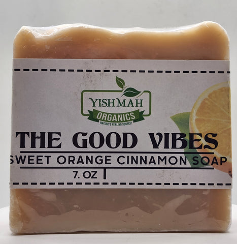 THE GOOD VIBES (sweet orange &cinnamon) soap