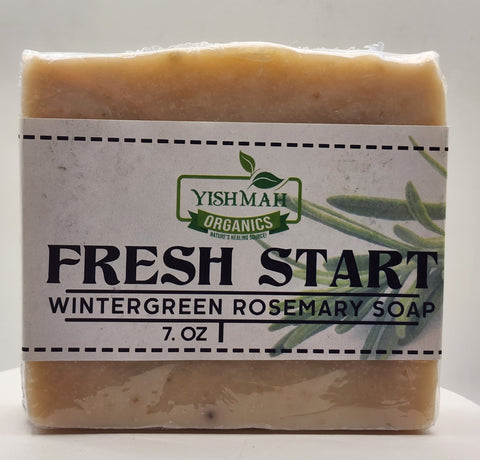 FRESH START (Wintergreen & Rosemary) soap