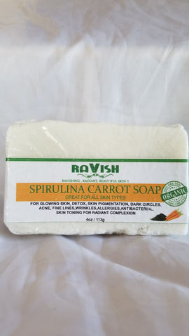 Ravishing Botanics - Spirulina Carrot Soap